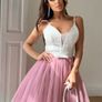 Tulle lace mini dress Image 3