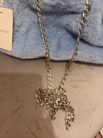 Brand new baby blue fur handbag