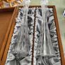TIPPERARY CRYSTAL, 2 Tall New Candle Holders in woodin box. Image 2