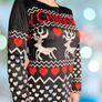 Christmas sweatshirt with reindeer Image 3