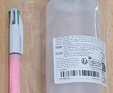 BNIP - A Large Silicon Bottle - Brush Top n Cap - #