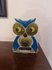 lucite midcentury  owl