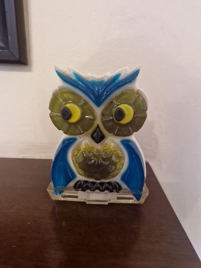 lucite midcentury  owl