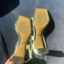 Zara block sandals heels Image 3