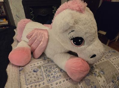 Large plush pegasus