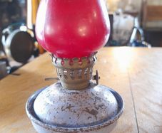 Sacred Heart Oil Lamp
