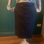 Tommy Hilfiger navy pencil skirt. Size 10/12 Image 2