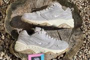 Premium Vintage Nike Grey Suede Cream