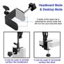 Tablet Stand Adjustable,Foldable Tablet Stand for Bed, Aluminum Universal Flexible Tablet Holder with 360 Degree Rotation for iPad/iPhoneX/iPad Pro/N-Switch,or Other 4.5 12.9 Inches Devices (Black) Image 3