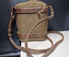 Vintage Military Felt Water Bottle  Canteen  Britain