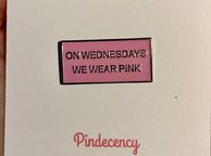 main image for ad On Wednesdays We Wear Pink Enamel Pin