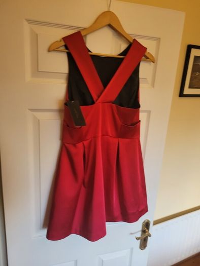 Stunning Red Zara Occasion Dress (New)