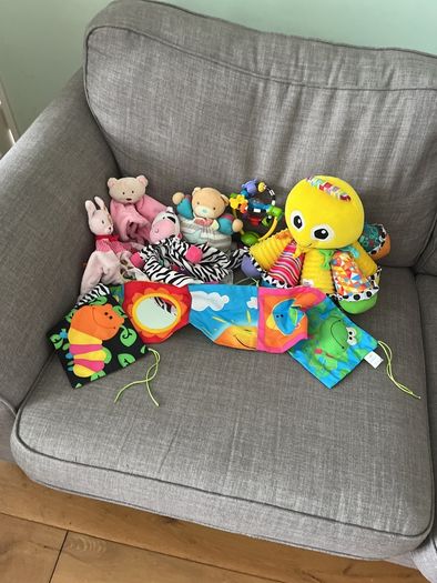 Octotunes octopus and Bag of baby toys