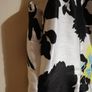 Monsoon Cocktail Dress, White with Floral Print, size UK 14. Image 3