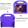 For Apple iPad Mini 6 Kids Friendly Case Shockproof Cover With Thumbs Up - Purple Image 2