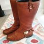 Ecco Leather Boots Size Uk 6 ( Eu 39) Image 2