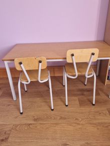 Playroom table and chairs