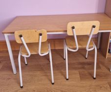 Playroom table and chairs