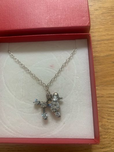 Silver dog chain