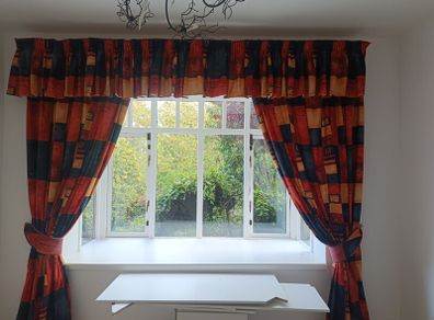 Living room curtains