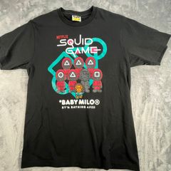 Squid Game X Bape Baby Milo Tee Black Squid Game Size M Genuine