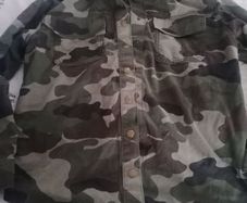 Camo shirt jacket