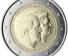 Netherlands 2 Euro commemorative coin 2014 King and former Queen
