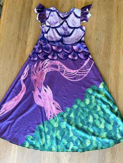 Girls Disney Descendants Mal Fancy dress costume