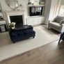 Cream rug with grey border Image 2