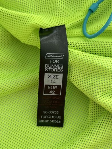 Ladies Blue Windbreaker Jacket from Dunnes Stores Size: UK 14 / EU 42