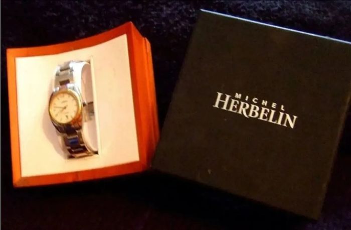 Vintage Michel Herbelin Ladies Watch & Vintage Receipt