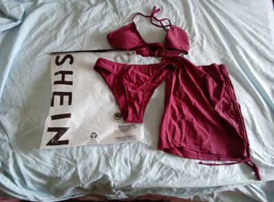 NEW Shein bikini 3 piece set small