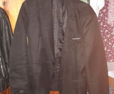 black suit jacket