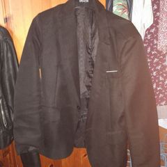 black suit jacket
