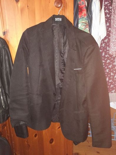 black suit jacket
