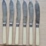 Vintage set of 6 Firth Staybrite Fish Cutlery Set Image 4