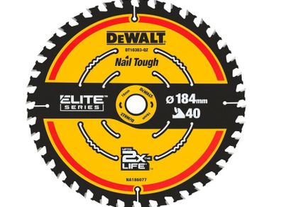 DeWalt DT10303 184mm 40T Extreme Framing Circular Saw Blade