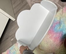Wooden cloud shelf