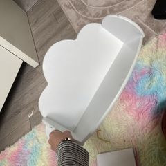 Wooden cloud shelf