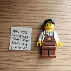 lego hol098 christmas train ride barista, set 40262