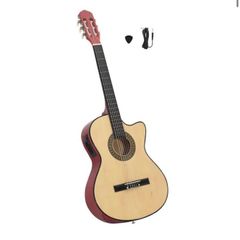Western Classical Cutaway Guitar with Equalizer and 6 Strings
