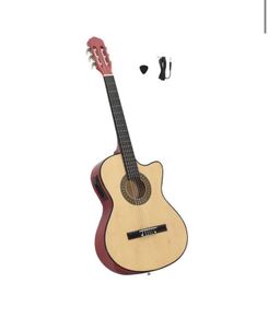 Western Classical Cutaway Guitar with Equalizer and 6 Strings