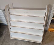 Kids Bookcase, Childrens Storage Shelves, Magazine Rack.