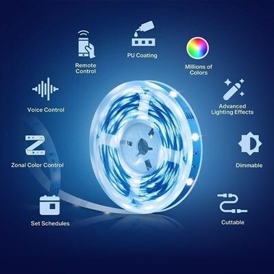 Smart Wi-Fi Light Strip, Multicolor 5 Meter LED Light