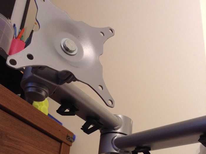 Single Monitor Desk Mount, Height Adjustable Monitor Stand Mount, Full Motion Monitor Arm Desk Mount