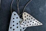 Art silver Pendant&amp; chain by Friedrich Binder