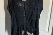 Lily White by Acconda unusual navy vest UK18 EU46 Postage included