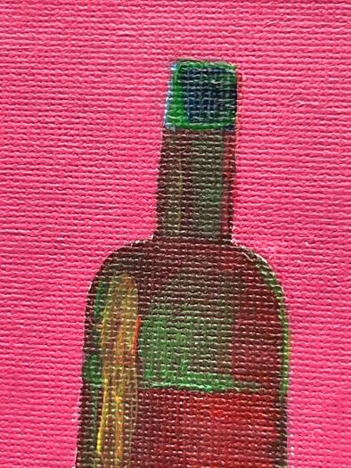 Mini Art - Original Wine Art on Canvas