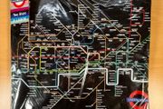 Vintage London Underground Shirt UK Tube Subway Map Tee Size XL BNWT