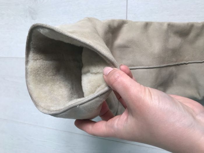 Ugg-style high heel boots, size 5 worn twice